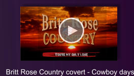 Britt Rose Country covert - Cowboy days