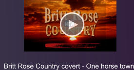 Britt Rose Country covert - One horse town
